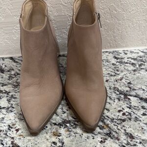 Vince Camuto Taupe Ankle Booties